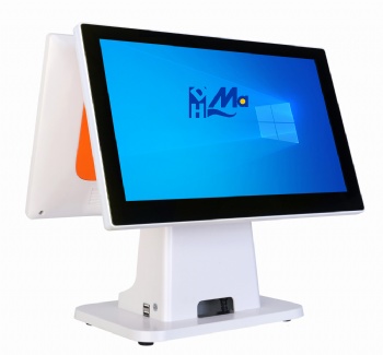 Windows/linux/android 15.6+15.6/11.6 Inch Cash Register POS Machine ,system Pos Cash Register Roll Machine, 156 Touch Pos c19