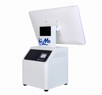 C22 15 Inch Capacitive Touch Dual Screen Restaurant Cash Register Machine Win10 Android Supermarket Pos System with NFC