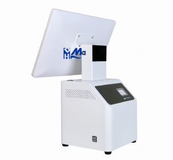 C22 15 Inch Capacitive Touch Dual Screen Restaurant Cash Register Machine Win10 Android Supermarket Pos System with NFC