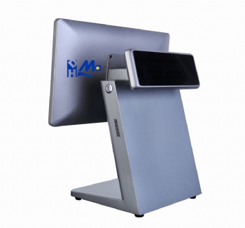 All in One 15 Inch Windows 10 Android Payment Terminal Touch Cash Register Square Pos Systems Machine With Qr Scanner