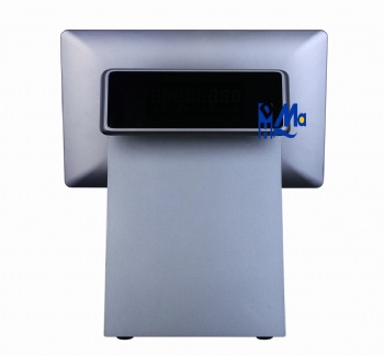 All in One 15 Inch Windows 10 Android Payment Terminal Touch Cash Register Square Pos Systems Machine With Qr Scanner