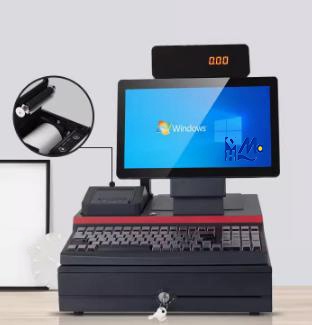 POS Terminal with keyboard, receipt printer,cash drawer H300
