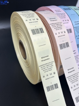 Soft Satin Private Clothing Woven Label T-Shirt Garment Label Tags