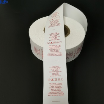 Taffeta Nylon Ribbon Printing Fabric Roll Polyester Satin Label