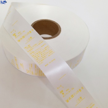 Printed Satin label ribbon for thermal transfer printer