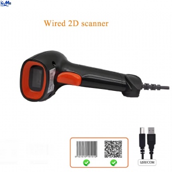 High-Resolution Barcode Reader USB Bluetooth 2D Barcode Scanner for warehourse 6802